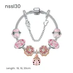 11 Styles Charm Bracelets Set,Colorful Alloy & Glass Beaded – Double