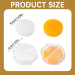 1 Piece Yellow Beeswax Thread Conditioner, Sewing Wax with Storage Box for Quilting Hand Sewing and Reinforcing Thread