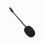 3.5 mm Headset Microphone, Adjustable 360 Degree Bendable Game Mic with Jack Plug for Headphones and Controllers, Voice Chat Tool, Black