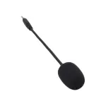 3.5 mm Headset Microphone, Adjustable 360 Degree Bendable Game Mic with Jack Plug for Headphones and Controllers, Voice Chat Tool, Black