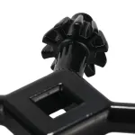 4 in 1 Drill Chuck Key Wrench, 1/4″ 3/8″ 1/2″ Sizes Replacement Tool for Electric Drills, Drill Presses, Power Tool Chucks, for DIY, Home Improvement, Construction Projects, 1 Pcs, 2.95×2.95 2.95″ x 2.95″ Black*3