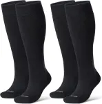 Bamboo Viscose Graduated Compression Socks for Women&Men - Chioned Knee-High 20-30 mmHg Support Socks