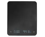 3kg/0.1g Digital Coffee Scale with Timer LED Invisible Screen Coffee Electronic Scale USB Charging Matte Black