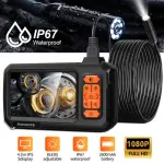 15M 8mm Lens Industrial Endoscope 1080P Digital Borescope Inspection Camera LED Lamp