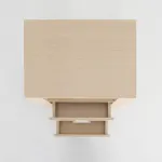 2X Bedside Table Side Storage Cabinet Nightstand Bedroom 2 Drawer 1 Shelf ZURI OAK