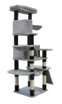 YES4PETS 161 cm Cat Scratching Post Tree Scratcher Pole-Little Grey