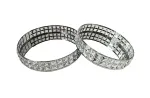 Katie Tray – Round – Silver, Large