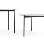 Interior Ave – Bianco Nested Coffee Table Set – White Marble Stone