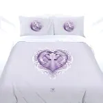 Anne Stokes White Unicorn Quilt Cover Set – King