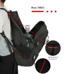 60L Travel Boarding Backpack Outdoor Trekking Luggage Hiking Camping Rucksack Large Capacity Storage Backpack – Khaki