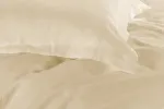 1000TC Tailored Super King Size Yellow Cream Duvet Quilt Cover Set