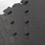 4 Tiles EVA Interlocking Gym Floor Mats – Home Fitness Puzzle Exercise Mat Set