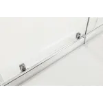 150mm Adjustable (1700x1010mm) Single Door Corner Sliding Glass Shower Screen in Chrome
