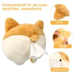 2PCS Cute Dog-Shaped Tissue Box – Plush Tissue Holder for Car and Home Use