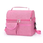 Large Insulated Breast Milk Storage Bag, Dual Layer with Aluminum Foil Lining, Waterproof Oxford Fabric, Portable Handheld Food Container