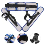 Size L Blue Rehabilitation Support Waist Belt – Gait Assistance & Transfer Aid for Elderly, Post-Stroke, and Mobility-Impaired Users