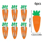 Carrot 18-Piece Easter Cutlery Holders Set – 3 Identical Sets of 6, Festive Tableware Decor for Holiday Dining and Party Use