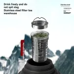 316 Stainless Steel Thermos Large Capacity Thermos Portable Thermos Flask – White – Size 2000ml
