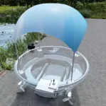 2.5m (5-Person) Smart Electric Power Round Transparent Boat – 2.5m