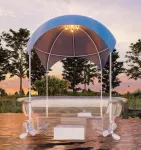 2.5m (5-Person) Smart Electric Power Round Transparent Boat – 2.5m