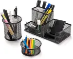 3-set Desk Organisers, Pen Holder For Stationeries & Pencils, Accessories