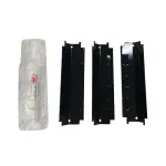 3-Pack Grill Heating Plates Black