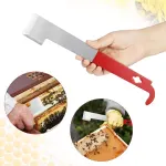 2 Pack Stainless Steel Beekeeping Hive Tools, J Hook Frame Lifters and Scrapers for Hive Inspection, Frame Removal and Honey Harvesting