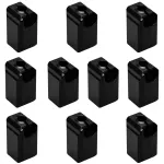 10 Pack Silicone Sock for Bambu Lab P1S, Hotend Heater Block Silicone Cover Nozzle 3D Printer Print Head Boot, Black