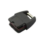 3-Button Car Key Shell Replacement Case with Switch for Opel Vauxhall Astra, Vectra, Zafira, Omega and Frontera, Black