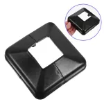 12Pcs Black Plastic Post Base Covers Deck Post Skirts Porch Column Wraps for Durable Deck Protection