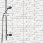 12″ X 6″ White PVC Peel and Stick Backsplash Tile, for Kitchen 12 Pieces