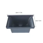 Grey Aluminum Alloy Downspout Diverter with Curved Arc Design for Outdoor Gutter and Rainwater