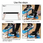 6pcs Adjustable Pedal Straps for Ellipse Leg Exerciser Machine