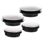 4-Pack Stainless Steel Sink Hole Covers, Plated Kitchen Drain Covers for Sink Openings