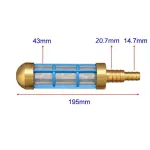 3/4″ 1/2″ Brass Water Suction Strainer Hose Water Suction Strainer Pickup Filter For Pressure Washer
