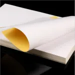 50 Sheets Printable White Sticker Paper Adhesive Printing Paper A4