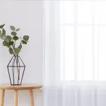 2 Pack Semi Blackout Sheer Curtains Gray