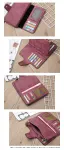 Green Large Capacity Long Wallet Frosted PU Leather