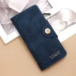 2Pcs Red Matte Long Wallet