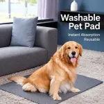 2pcs Coffee Ice Silk Pet Pad, Size XL (100×75cm)