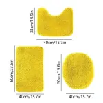 Bathroom Rugs Sets Yellow