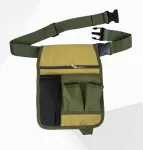 Multi-Pocket Canvas Garden Tool Bag-Army Green