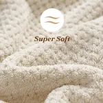2 pieces Microfiber Drying Towels – Blue + Light Coffee