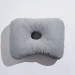 Ear Protection Pillow, Checkerboard Grey