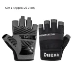 Fitness Protective Gloves, Black, Size L