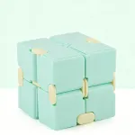 2pk Pastel Yellow & Pink Infinity Fidget Cube