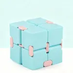 2pk Pastel Yellow & Pink Infinity Fidget Cube