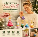 2 Pack Crochet Ornament D+E Rainbow 1 & Rainbow 2, Colourful Xmas Duo