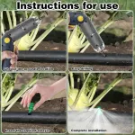 150pk Mixed Angle Refraction Misting Irrigation Sprinkler Set