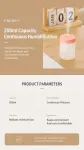 4 Pack White & Pink USB Humidifier Mixed Bundle